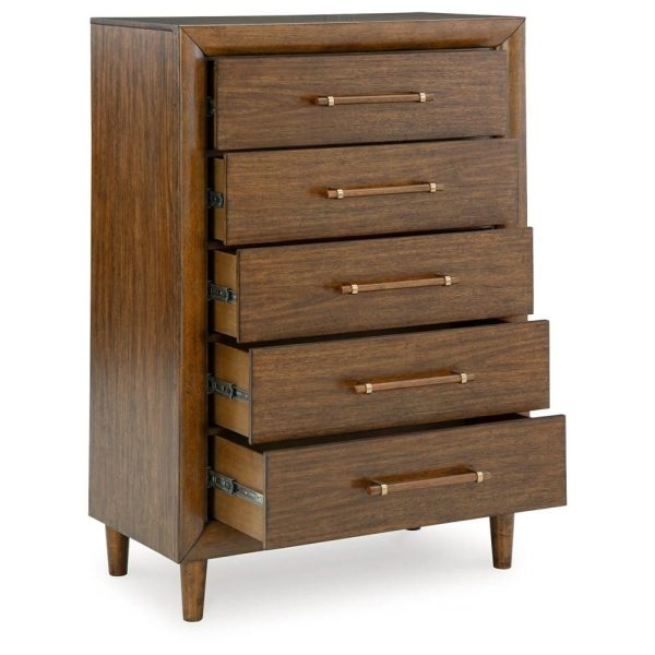 Mid-Century Modern 5-Drawer Chest  |  Chest Of Drawers Bedroom Chest Of Drawers