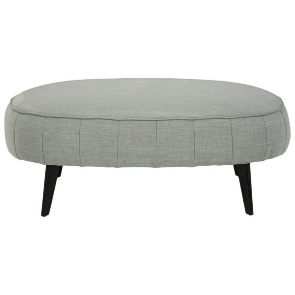 Mid-Century Modern Oversized Accent Ottoman  |  Ottomans Living Room Ottomans