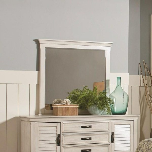 Mirror With Weathered Wood Frame  |  Bedroom Mirrors Bedroom Bedroom Mirrors