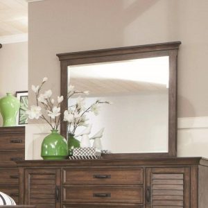 Mirror With Weathered Wood Frame  |  Bedroom Mirrors Bedroom Bedroom Mirrors