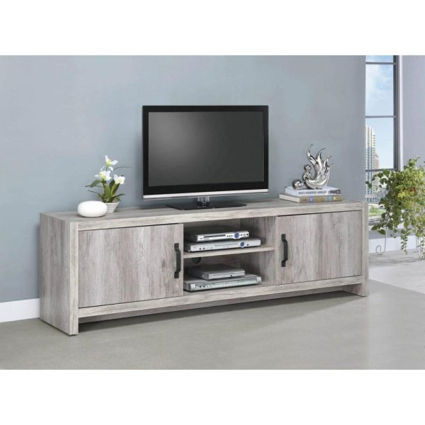 Modern Tv Console With Grey Finish  |  Tv Stands Living Room Tv Stands