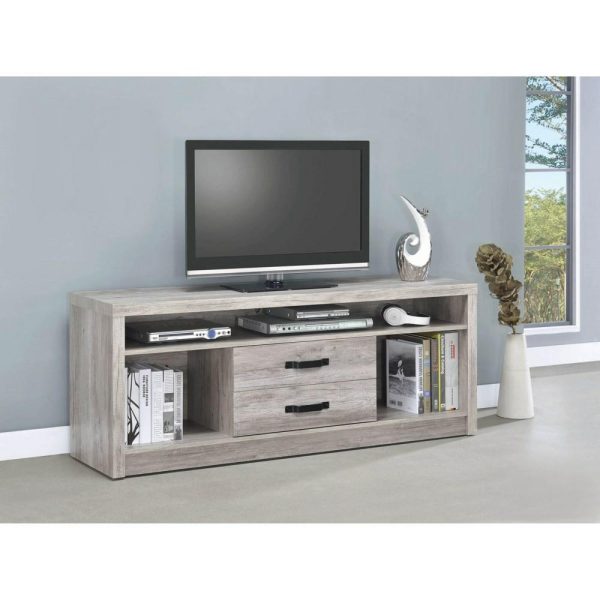 Modern Tv Console With Grey Finish  |  Tv Stands Living Room Tv Stands