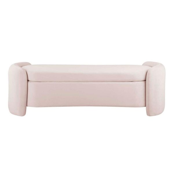 Nebula Upholstered Performance Velvet Bench  |  Benches Benches Benches