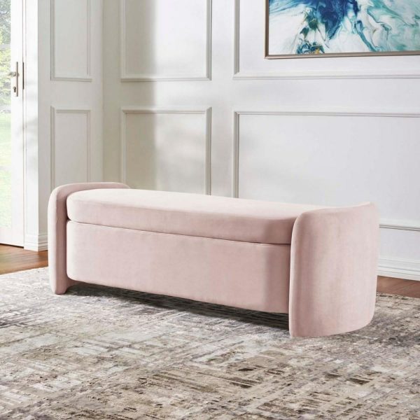 Nebula Upholstered Performance Velvet Bench  |  Benches Benches Benches