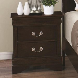 Night Stand With 2 Drawers  |  Nightstands Bedroom Nightstands