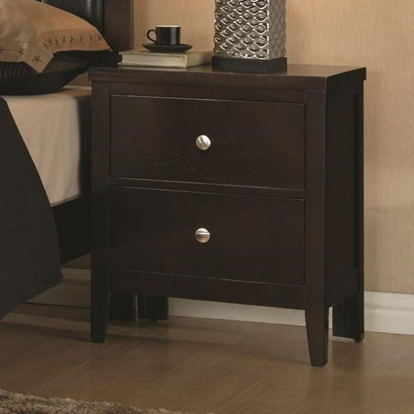 Night Stand With 2 Drawers  |  Nightstands Bedroom Nightstands