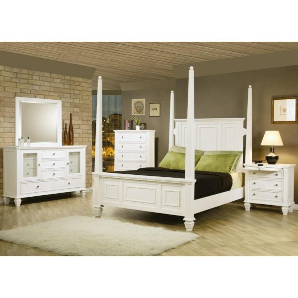 Night Stand With 3 Drawers  |  Nightstands Bedroom Nightstands