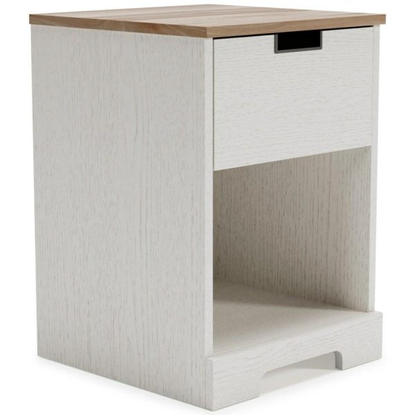 Nightstand With 1 Drawer And 1 Shelf  |  Nightstands Bedroom Nightstands