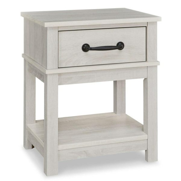 Nightstand With 1 Drawer And 1 Shelf  |  Nightstands Bedroom Nightstands