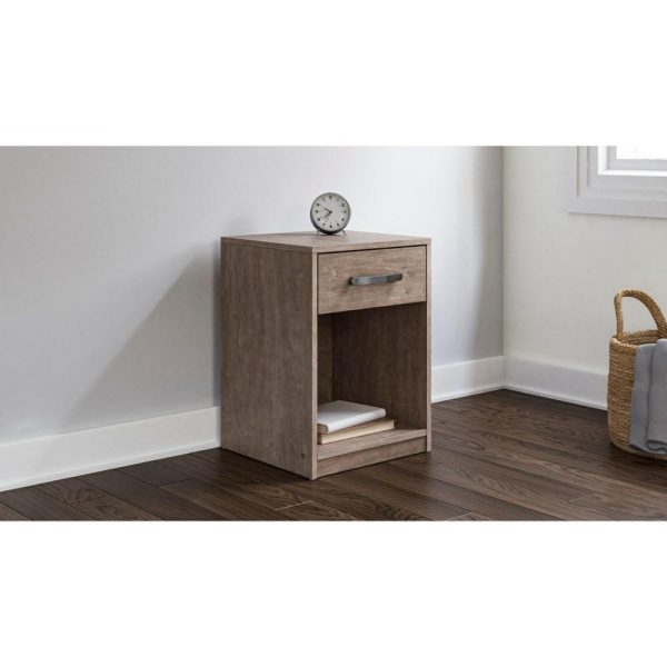 Nightstand With 1 Drawer And 1 Shelf  |  Nightstands Bedroom Nightstands