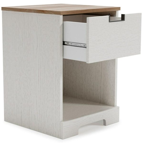 Nightstand With 1 Drawer And 1 Shelf  |  Nightstands Bedroom Nightstands