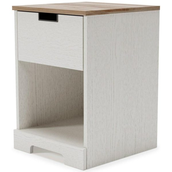 Nightstand With 1 Drawer And 1 Shelf  |  Nightstands Bedroom Nightstands