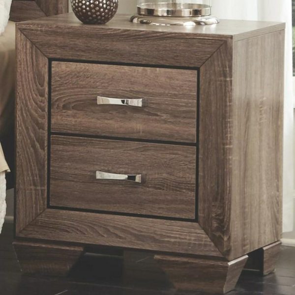 Nightstand With 2 Drawers And Tapered Feet  |  Nightstands Bedroom Nightstands