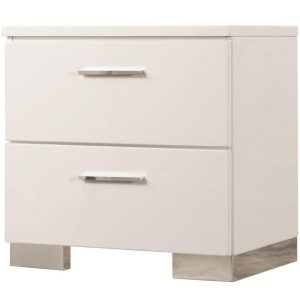 Nightstand With 2 Drawers  |  Nightstands Bedroom Nightstands