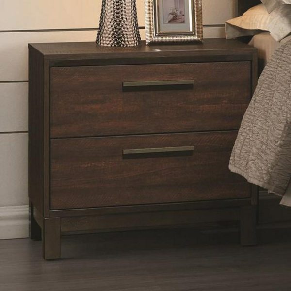 Nightstand With Two Dovetail Drawers  |  Nightstands Bedroom Nightstands