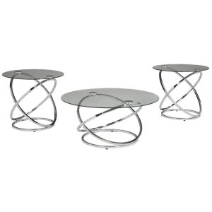 Occasional Table Set With Tempered Glass Table Top  |  Occasional Table Sets Living Room Occasional Table Sets