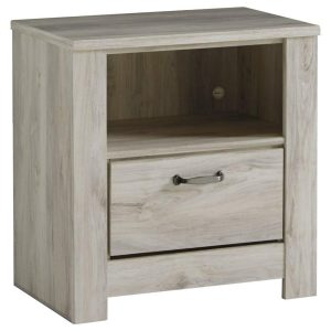 One Drawer Night Stand With Usb Ports  |  Nightstands Bedroom Nightstands