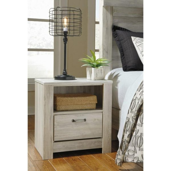 One Drawer Night Stand With Usb Ports  |  Nightstands Bedroom Nightstands