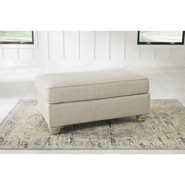 Ottoman With Bun Feet  |  Ottomans Living Room Ottomans