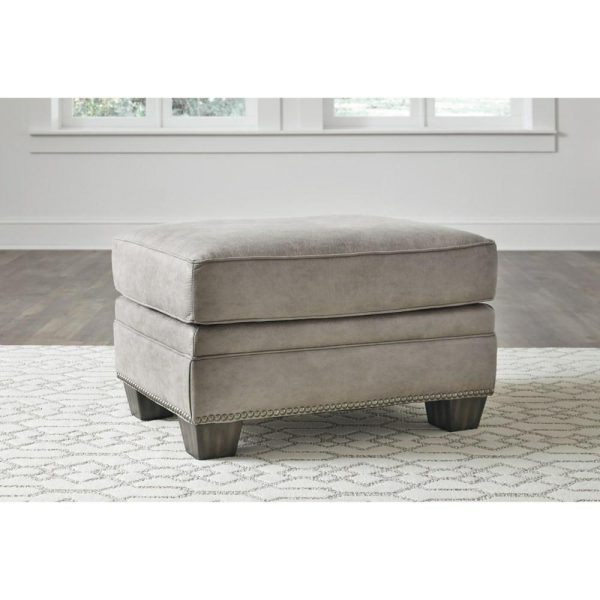 Ottoman With Nailhead Trim  |  Ottomans Living Room Ottomans