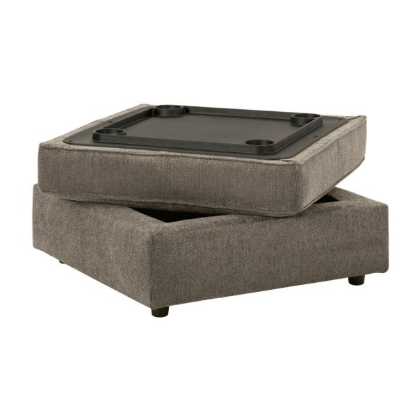 Ottoman With Storage And Flip Top Tray  |  Ottomans Living Room Ottomans