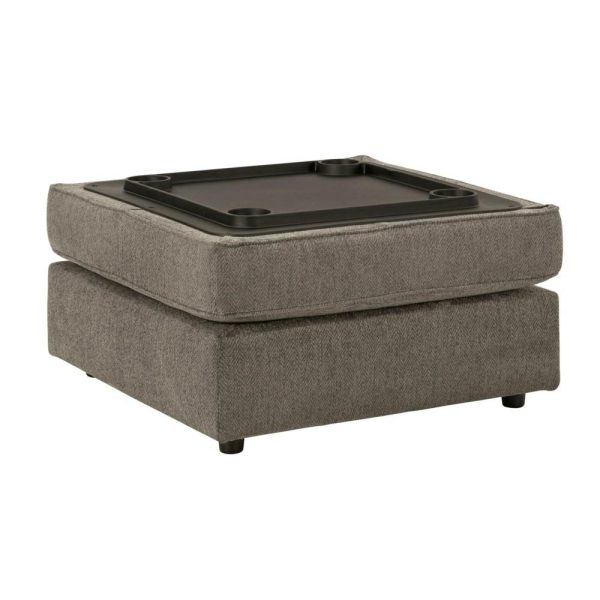 Ottoman With Storage And Flip Top Tray  |  Ottomans Living Room Ottomans