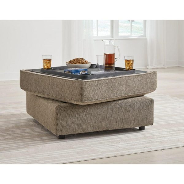 Ottoman With Storage And Flip Top Tray  |  Ottomans Living Room Ottomans