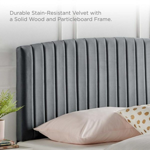 Performance Velvet Full / Queen Headboard  |  Headboards Bedroom Headboards