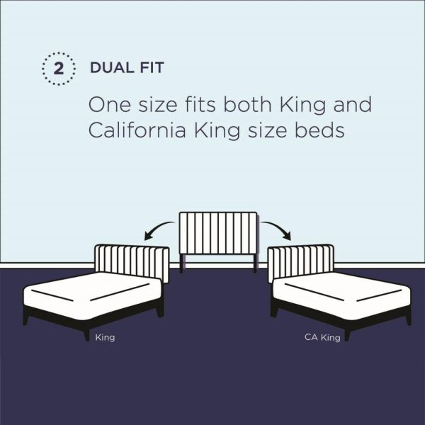 Performance Velvet King/California King Headboard  |  Headboards Bedroom Headboards