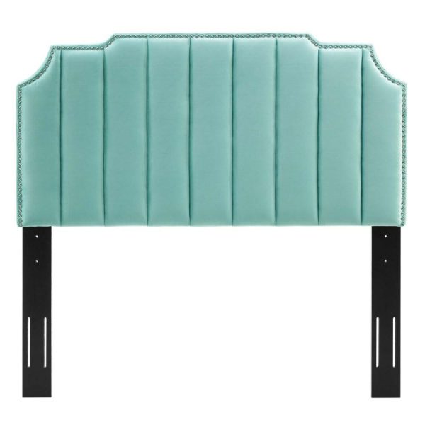 Performance Velvet Twin Headboard  |  Headboards Bedroom Headboards