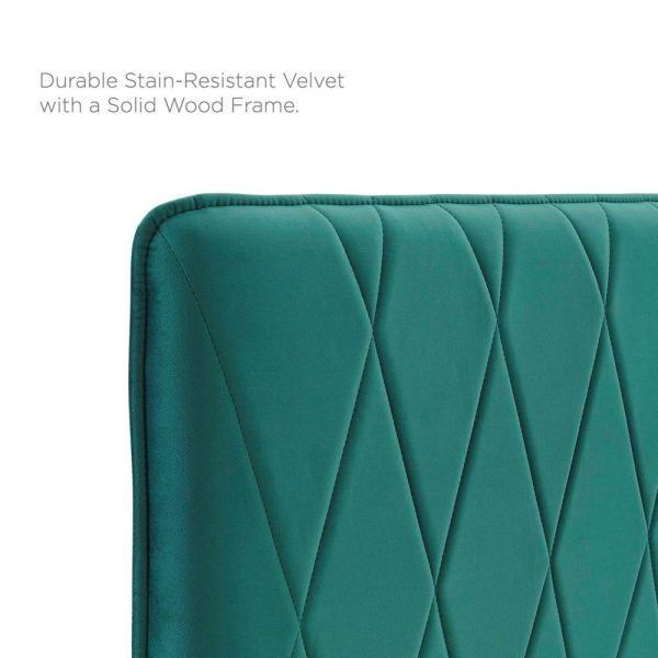 Performance Velvet Twin Headboard  |  Headboards Bedroom Headboards