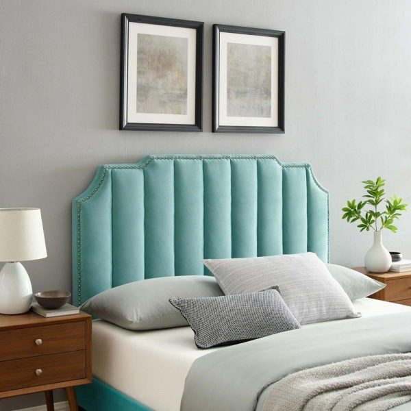 Performance Velvet Twin Headboard  |  Headboards Bedroom Headboards