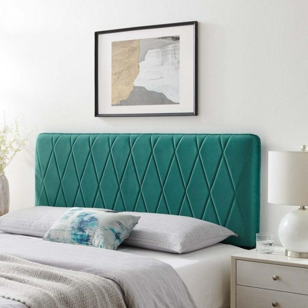 Performance Velvet Twin Headboard  |  Headboards Bedroom Headboards