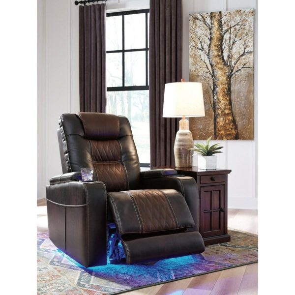 Power Recliner With Power Headrest And Built-In Lighting  |  Recliners Living Room Recliners