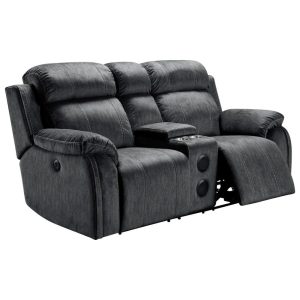 Power Reclining Console Loveseat With Speaker  |  Reclining Loveseats Living Room Reclining Loveseats