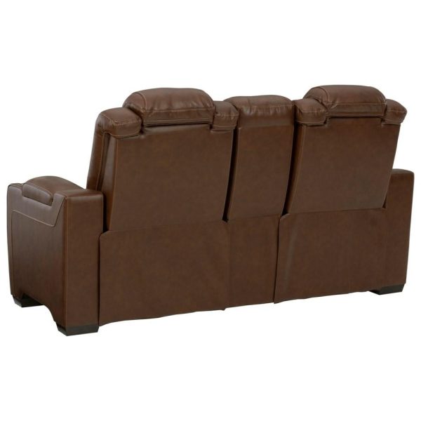 Power Reclining Loveseat With Adjustable Headrest And Built-In Massage And Heat Features  |  Reclining Loveseats Living Room Reclining Loveseats