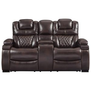 Power Reclining Loveseat With Adjustable Headrest  |  Reclining Loveseats Living Room Reclining Loveseats