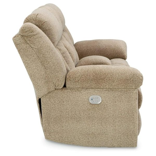 Power Reclining Loveseat With Console And Adjustable Headrests  |  Reclining Loveseats Living Room Reclining Loveseats