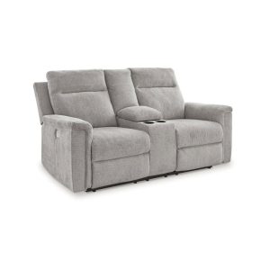 Power Reclining Loveseat With Console  |  Reclining Loveseats Living Room Reclining Loveseats