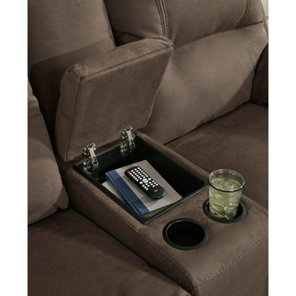 Power Reclining Loveseat With Console  |  Reclining Loveseats Living Room Reclining Loveseats