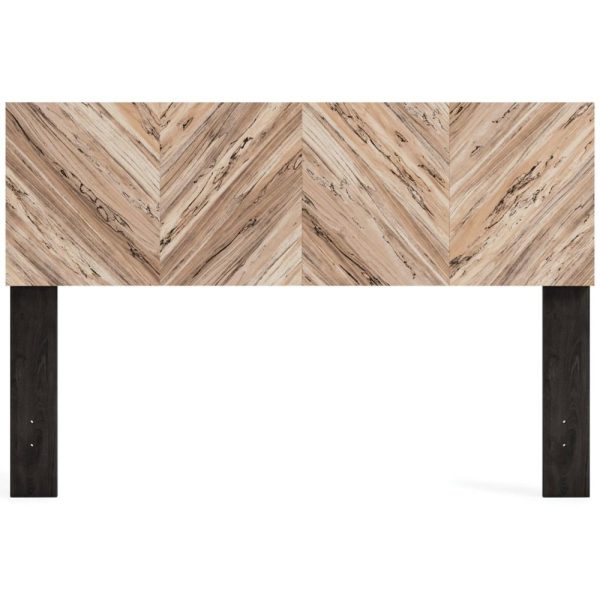 Queen Panel Headboard In Chevron Pattern  |  Headboards Bedroom Headboards