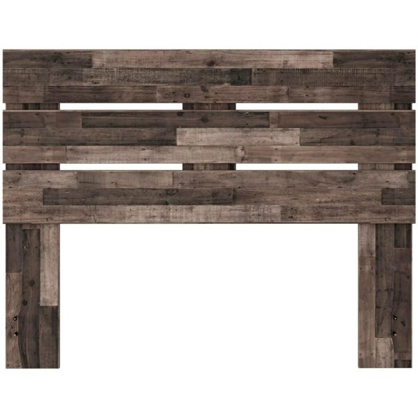 Queen Panel Headboard With Butcher Block Pattern  |  Headboards Bedroom Headboards