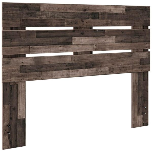 Queen Panel Headboard With Butcher Block Pattern  |  Headboards Bedroom Headboards