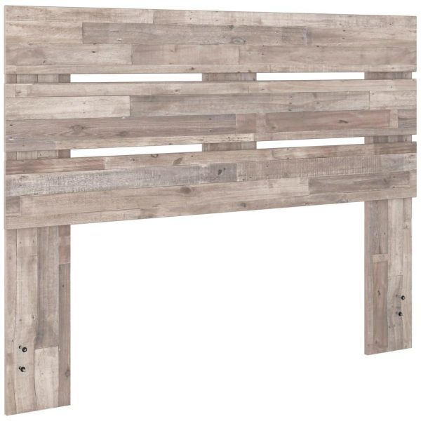 Queen Panel Headboard With Butcher Block Pattern  |  Headboards Bedroom Headboards