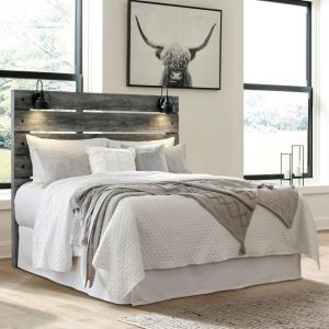 Queen Panel Headboard With Sconce Lights  |  Headboards Bedroom Headboards