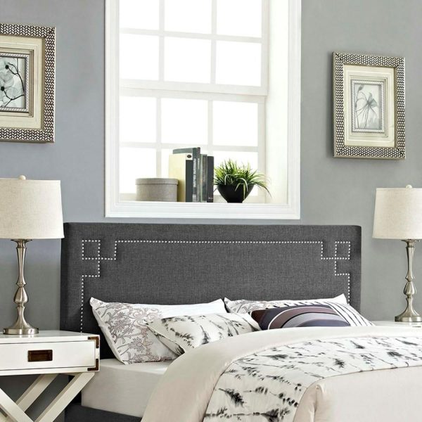 Queen Upholstered Fabric Headboard  |  Headboards Bedroom Headboards