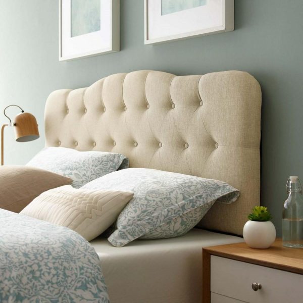 Queen Upholstered Fabric Headboard  |  Headboards Bedroom Headboards