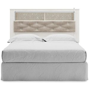 Queen Upholstered Panel Bookcase Headboard  |  Headboards Bedroom Headboards