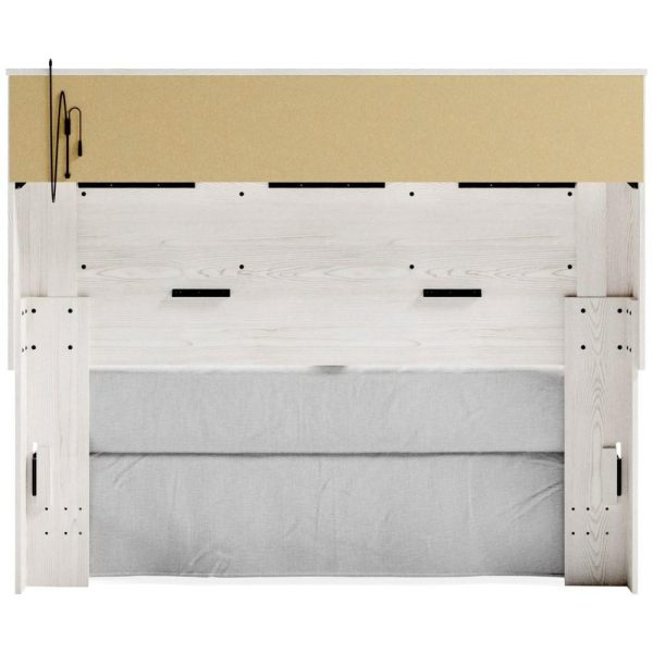 Queen Upholstered Panel Bookcase Headboard  |  Headboards Bedroom Headboards