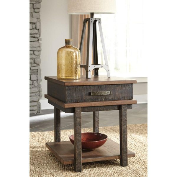 Rectangular End Table With Drawer & Shelf  |  End & Side Tables End & Side Tables End & Side Tables